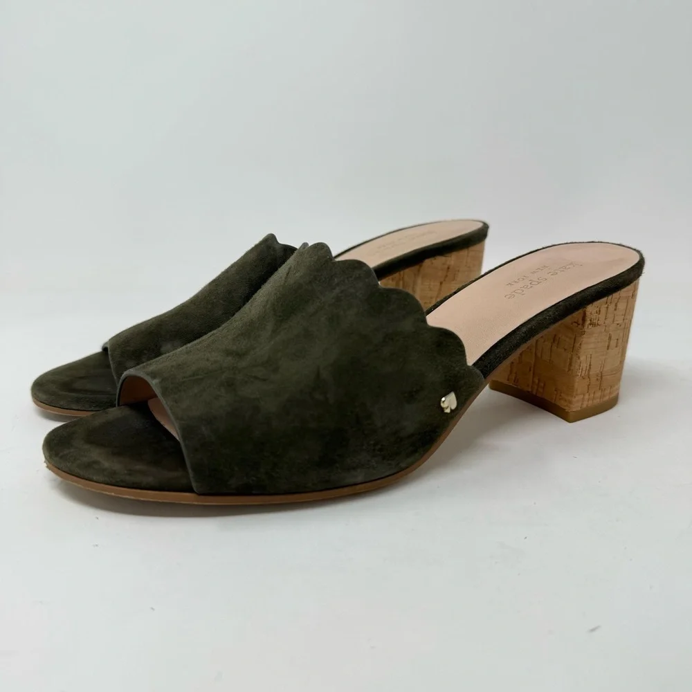Kate Spade New York Warren Mule Sandals Heels Size 9.5 - Picture 2 of 12